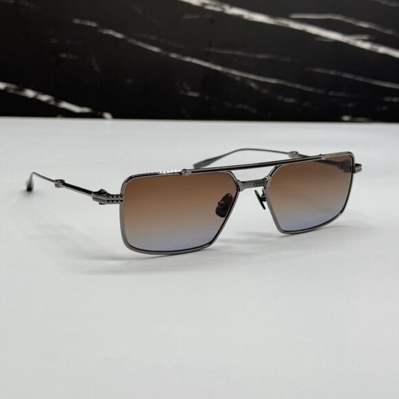 NEW VALENTINO V-SEI BROWN TITANIUM UNISEX VALENTINO SUNGLASSES VLS-111C main image 11